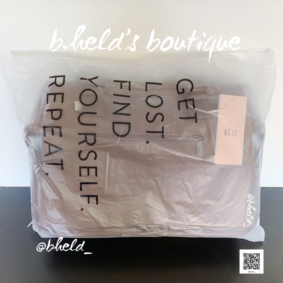 BÉIS The Mini Weekender in Maple Brown Brand New NWT - Picture 15 of 16